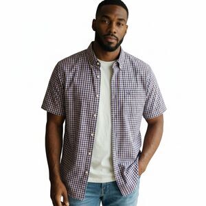 Chaps Men’s 2XL Multi-Color Short Sleeve Button Up Shirt